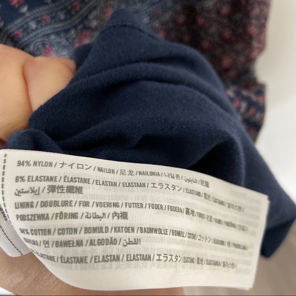 🍋 A&F Paisley Ruched Bodycon Dress 🍋 - Picture 5 of 6